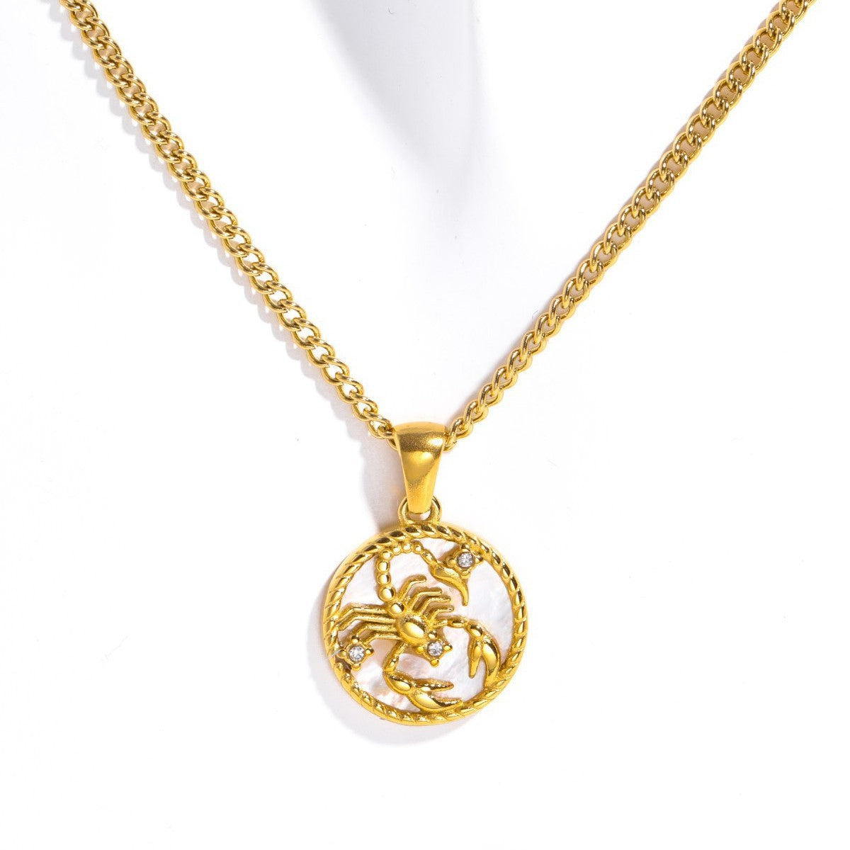 Tamera Zodiac Coin Necklace