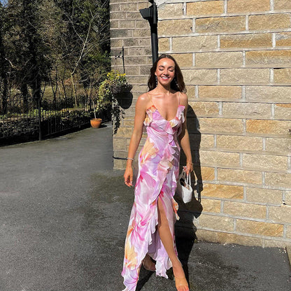 Nylah | Ruffle Maxi Dress