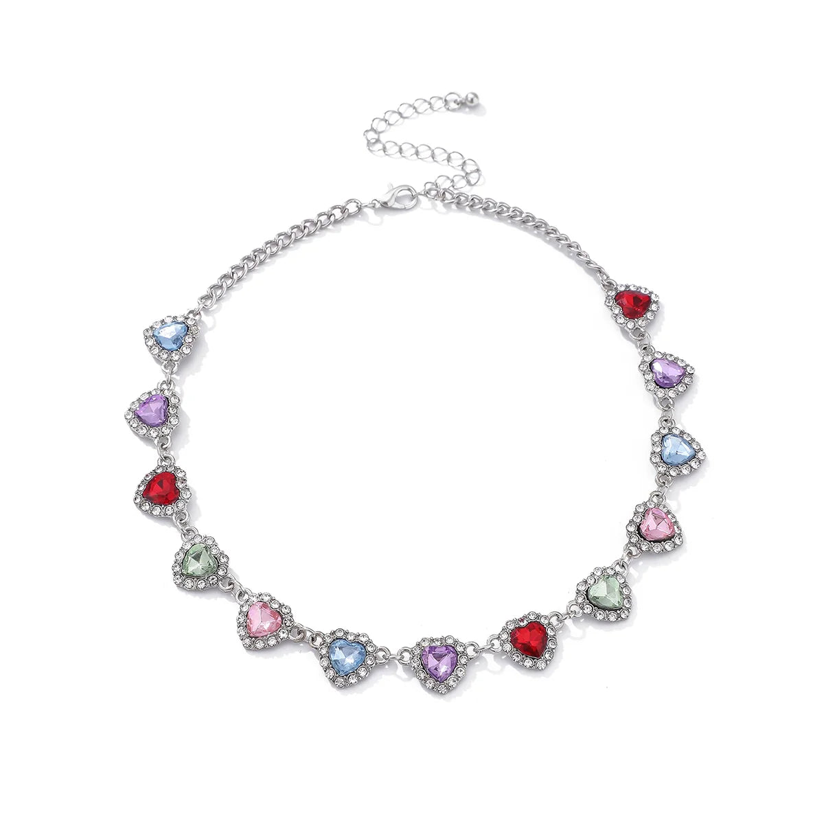 Embrie Pave Heart Necklace