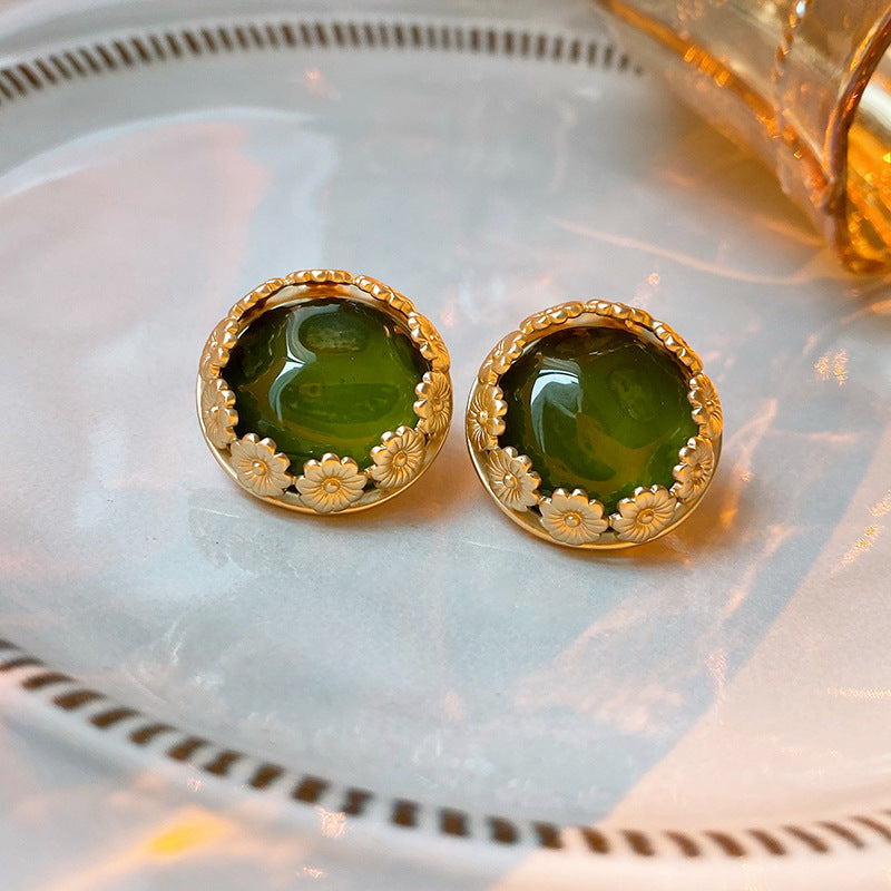Asya Flower Stud Earrings