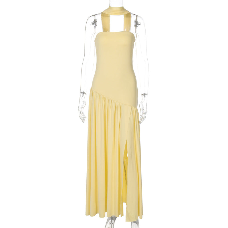 Kamree Strapless Backless Maxi Dress