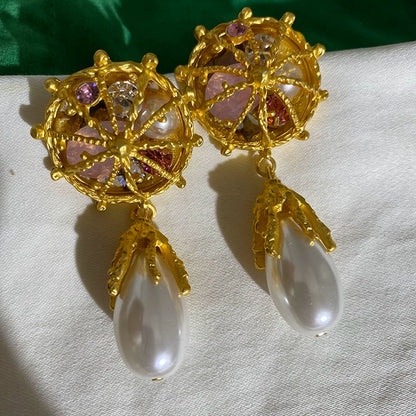 Sawyer Baroque Pearl Earrings