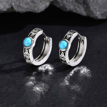Trinity Spirit Turquoise Earrings