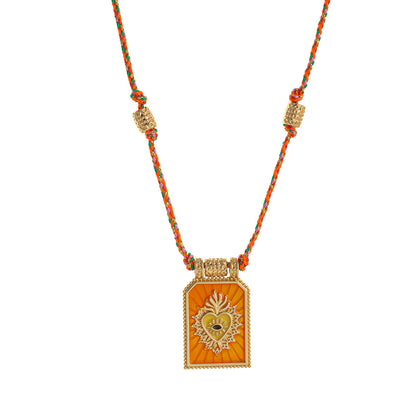 Siyona Cord Charm Necklace