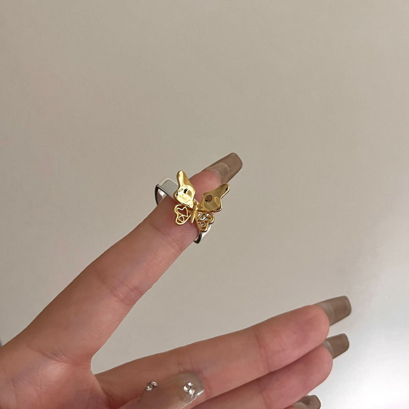 Kelsie Butterfly Stone Ring