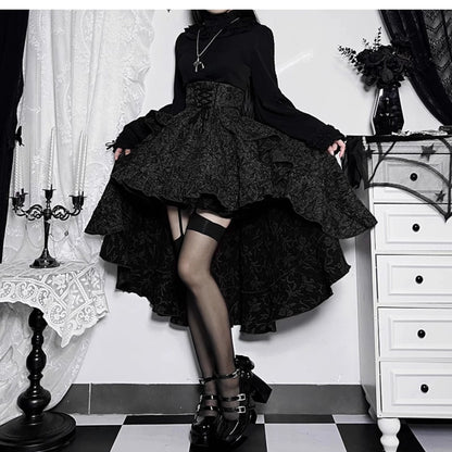 Wannathis Gothic Hooded Maxi Dress - Sleeveless Black Floor-length Gown With Attached Hood