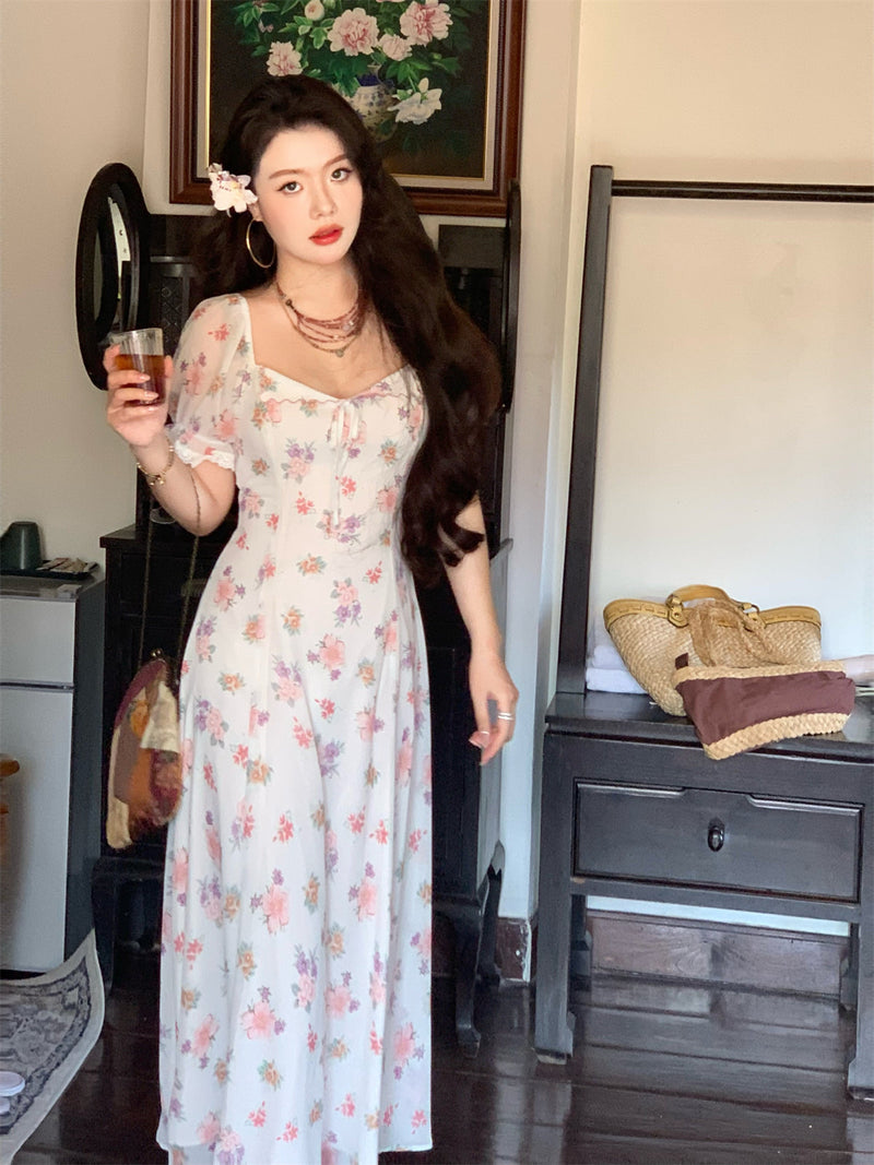 Magnolia Scent Embroidered Maxi Dress Graceful Edition