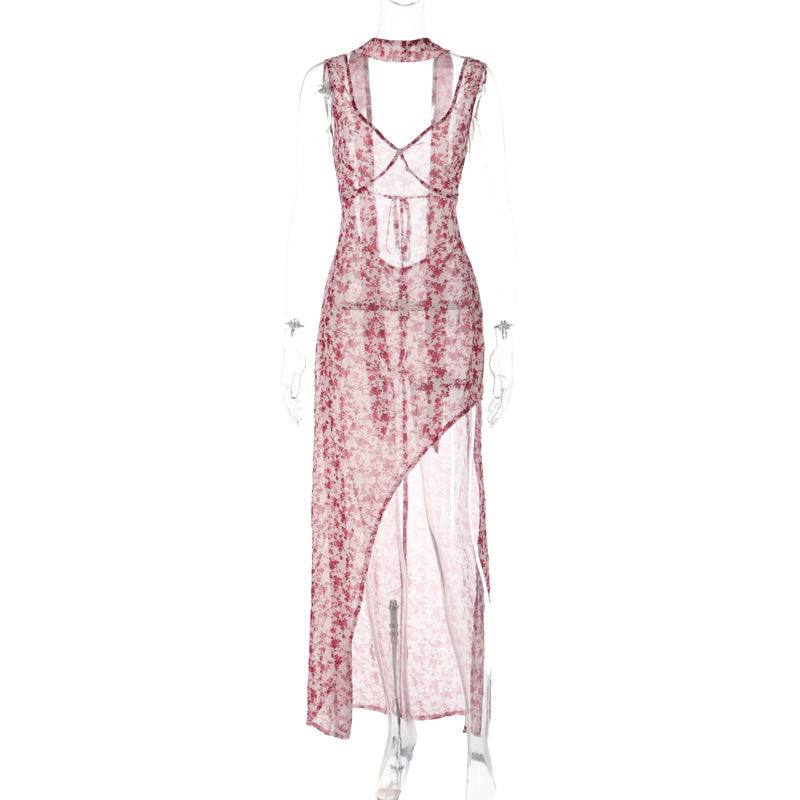Khalia See-through Maxi Dress