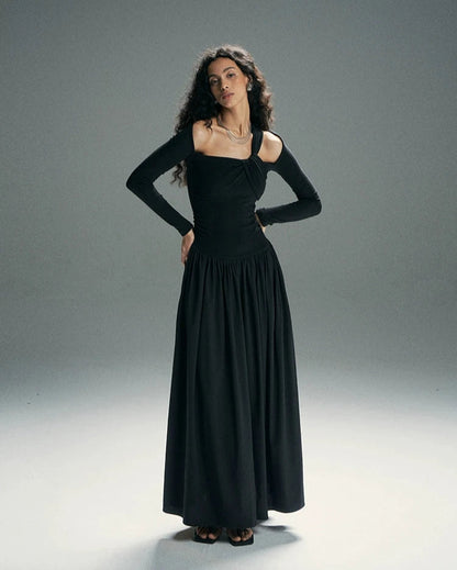 Cloud Twist Maxi Dress