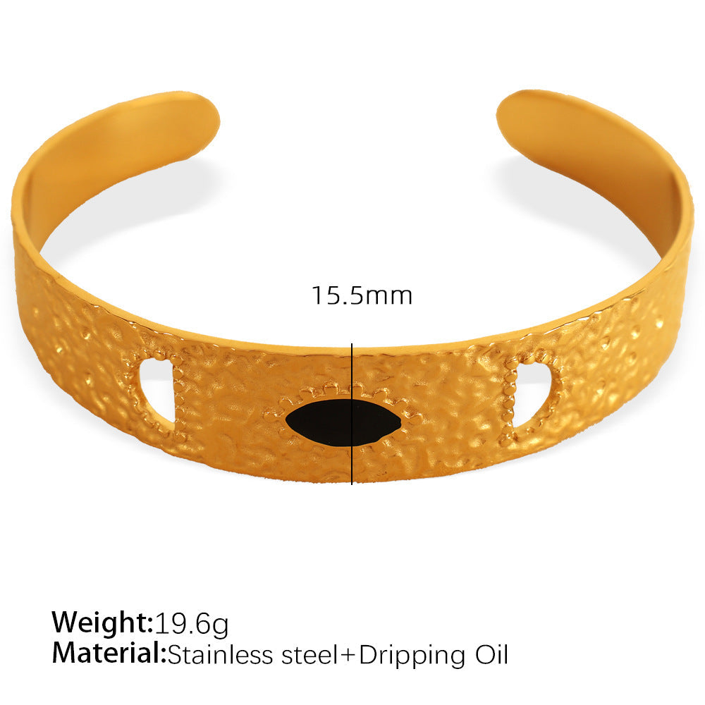 Amalie Enamel Cuff Bracelet