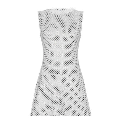 Polka Dot A-line Mini Dress