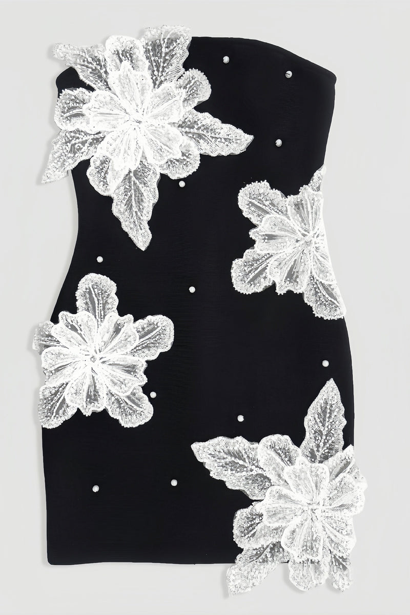 Fari Beaded Knit Mini Dress