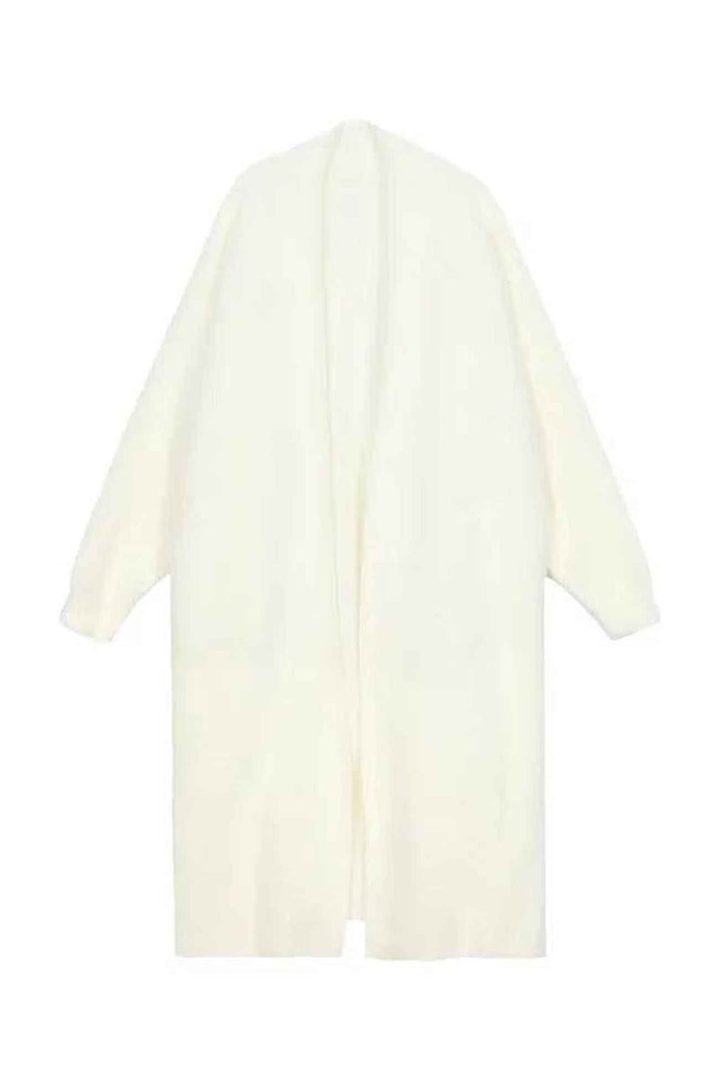 Color Fuzzy Long Cardigan