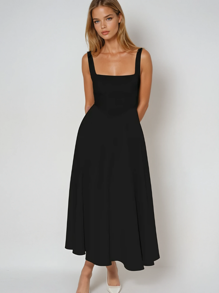 Krizzia - Runway Ready Midi Sun Dress