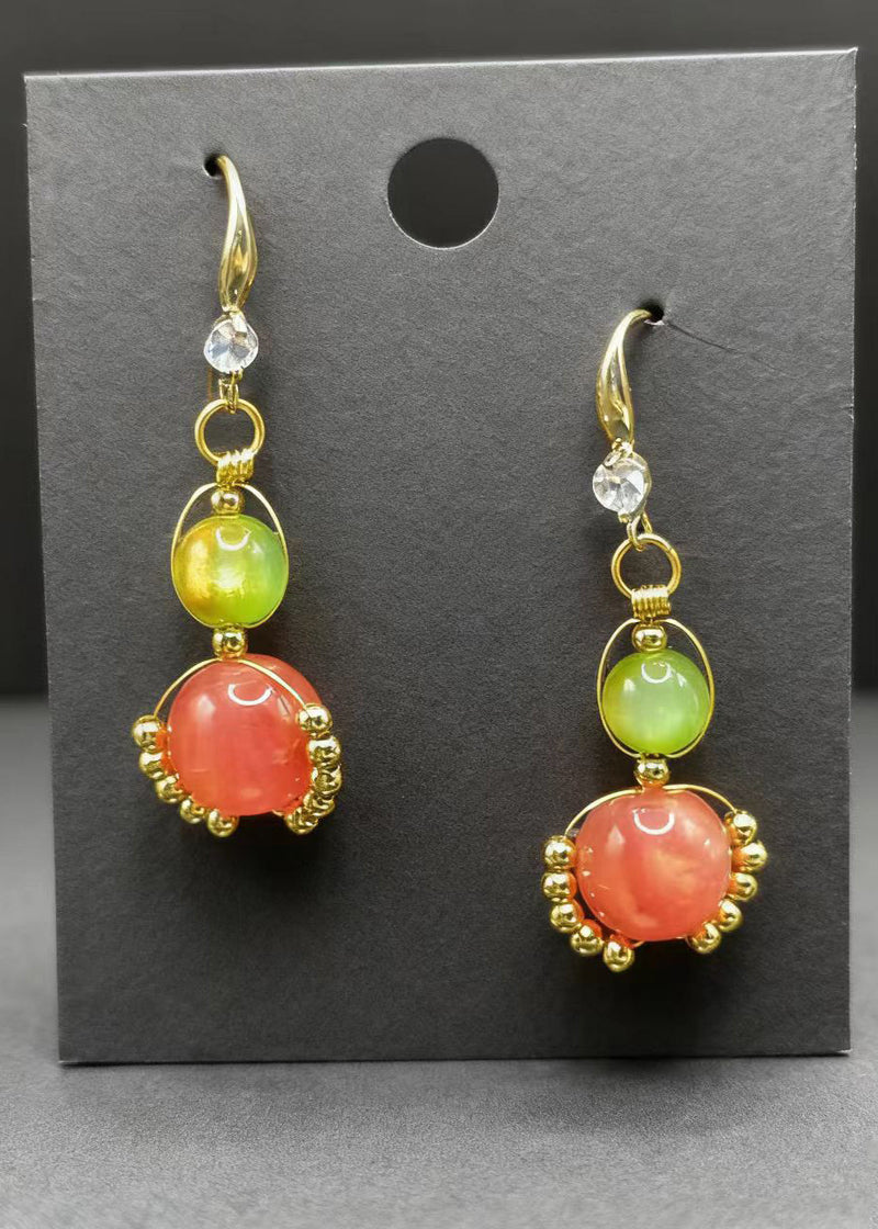 Original Design Gourd Shaped Fine Acrylic Drop Earrings