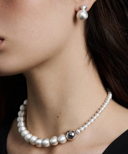 Original Design Alloy Necklace and Stud Earrings Set