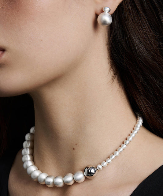 Original Design Alloy Necklace and Stud Earrings Set