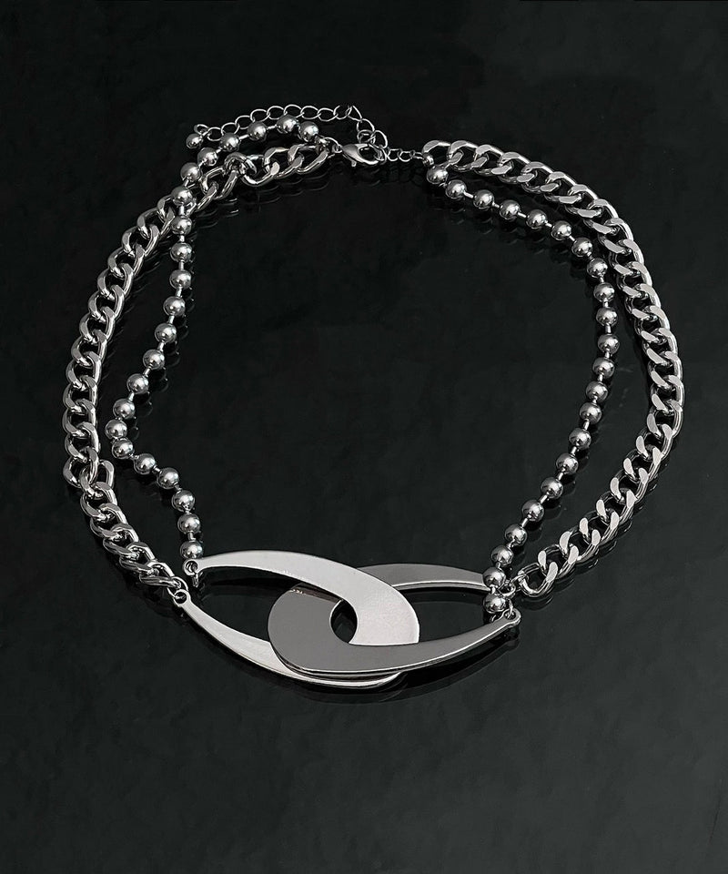 Original Design Metal Asymmetrical Chain Necklace
