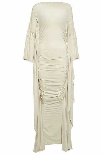Lilgiuy Tight Sleeved Maxi Dress