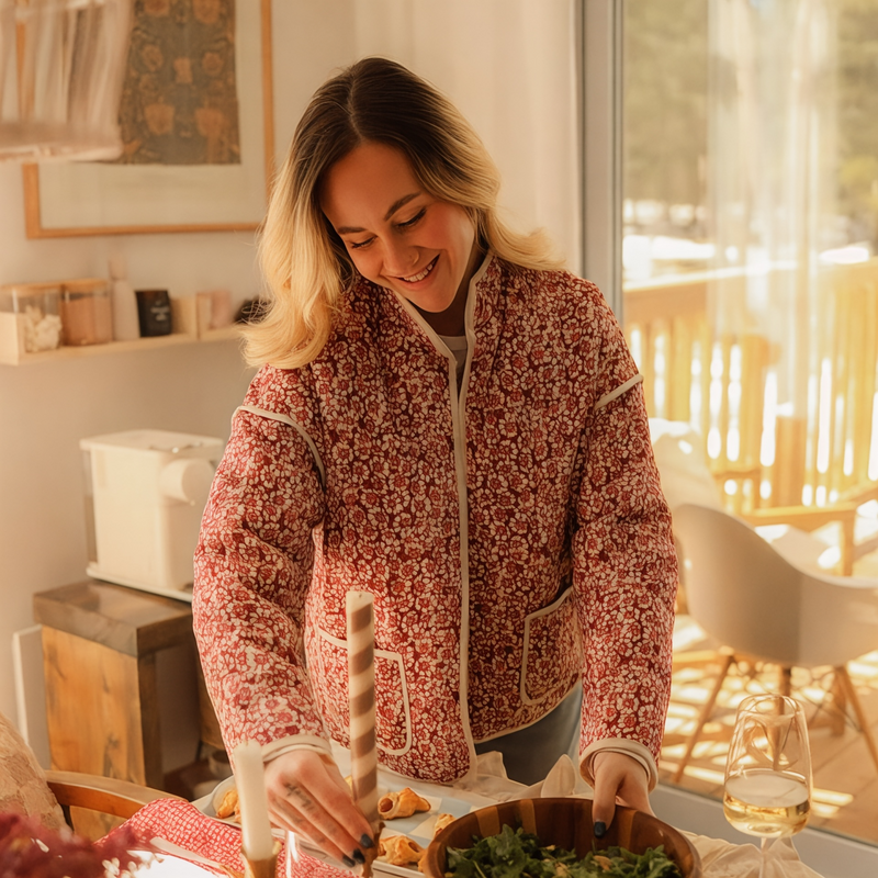 Lily Flower Coat