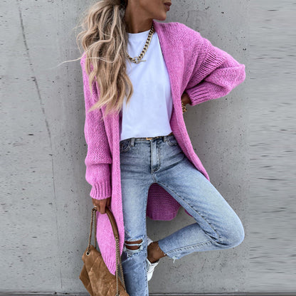 Lauren | ’s Relaxed Fit Long Open Front Cardigan