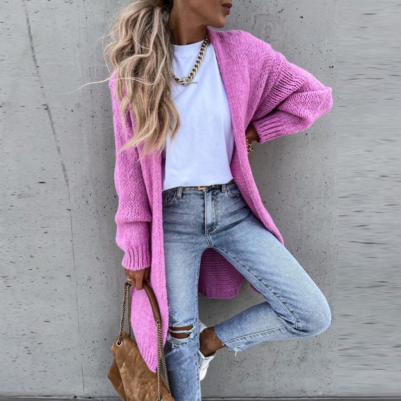 Lauren | ’s Relaxed Fit Long Open Front Cardigan