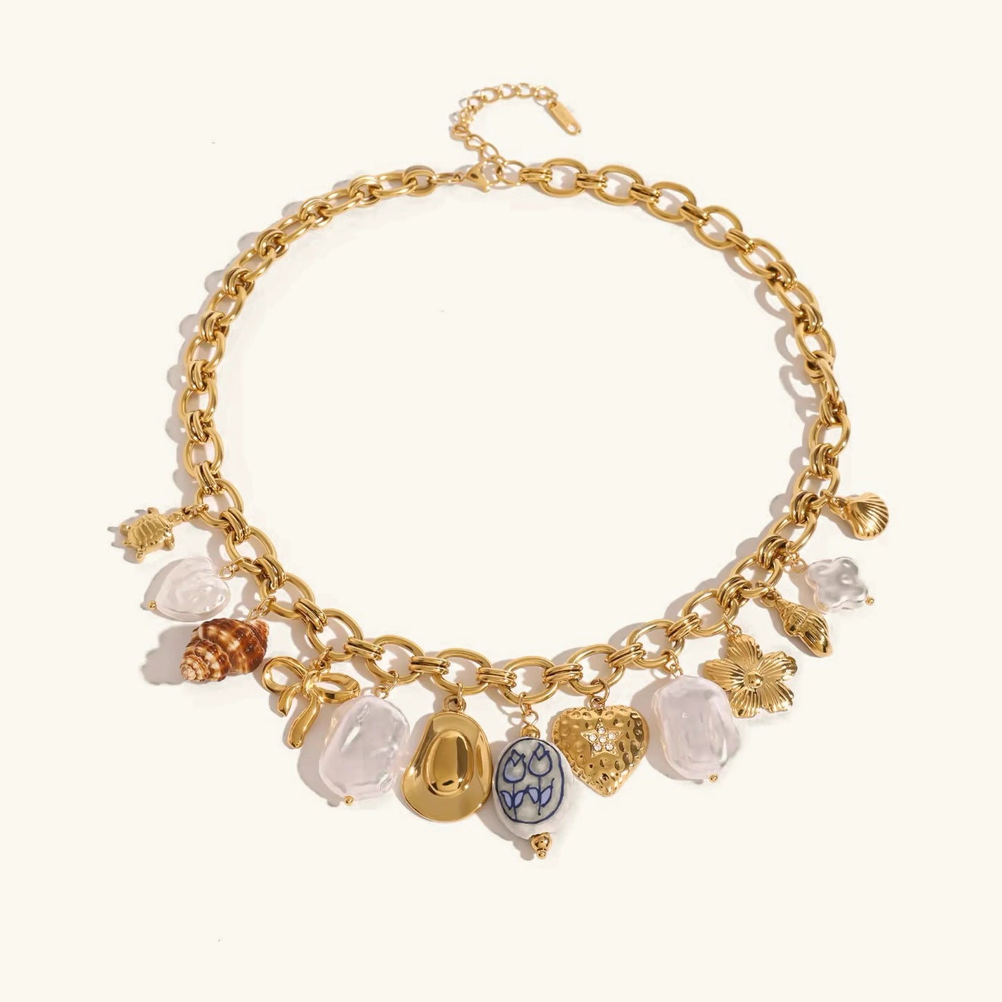 Wavecrest Ocean-inspired Necklace