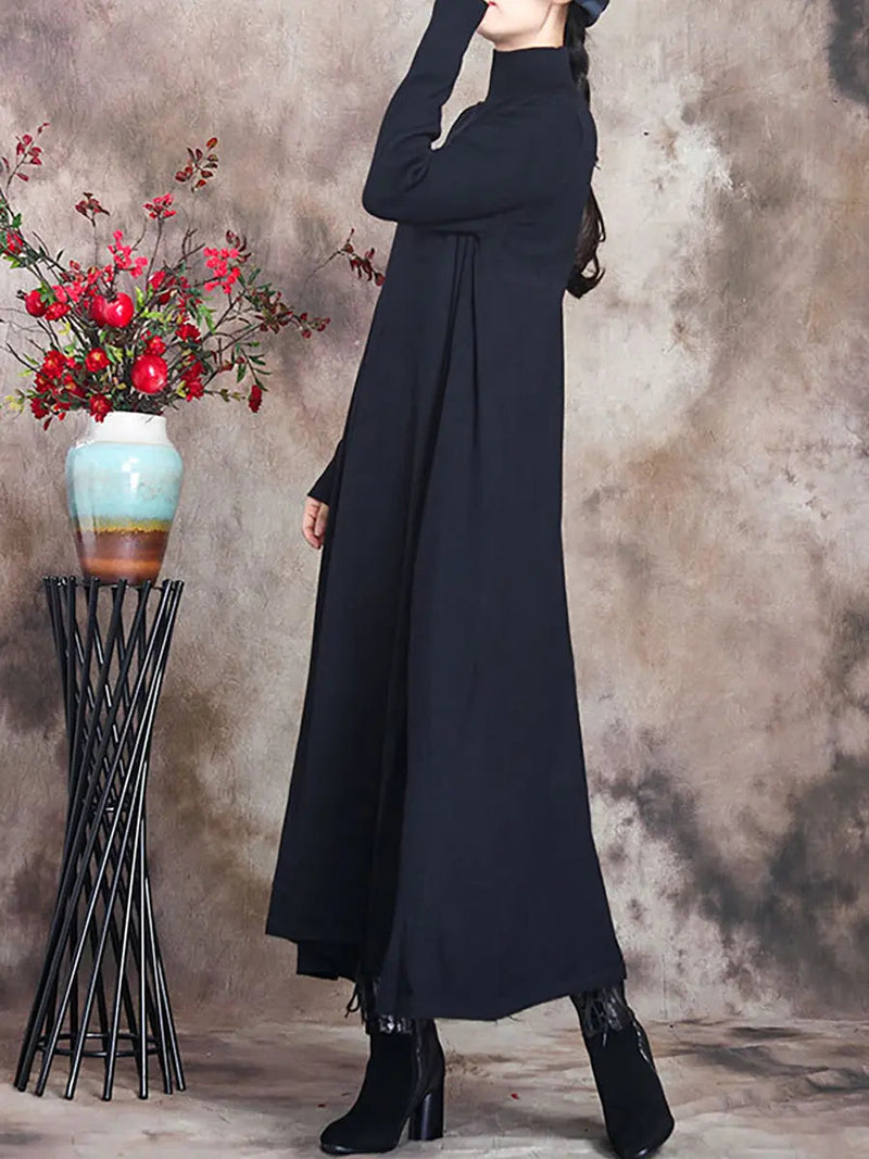 Turtleneck Maxi Dress