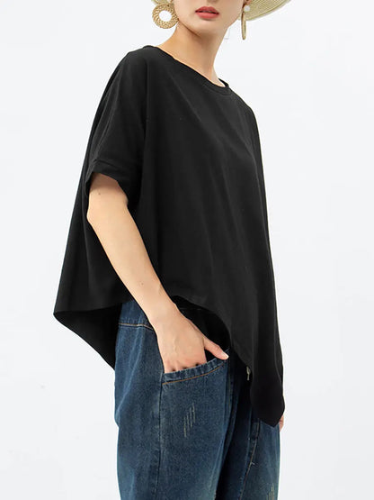 Irregular 100% Cotton T-shirt