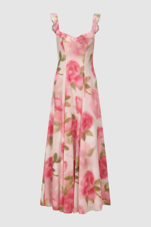 Renée Ruffle Maxi Dress