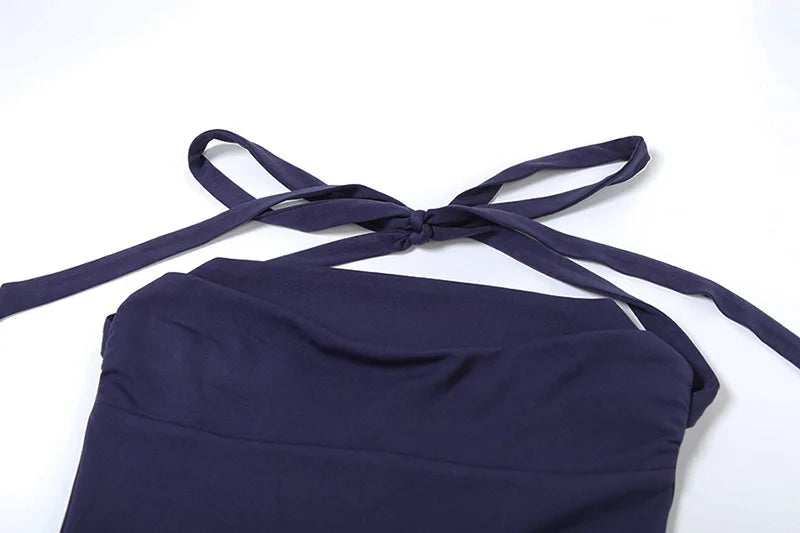 Backless Spring Mini Dress Square Collar Patchwork Bandeau New Dress Female Bodycon Dress