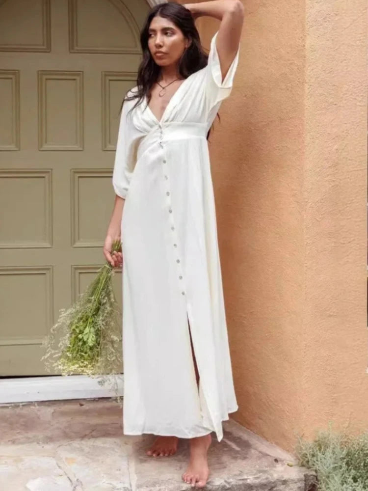 Bella White Dress