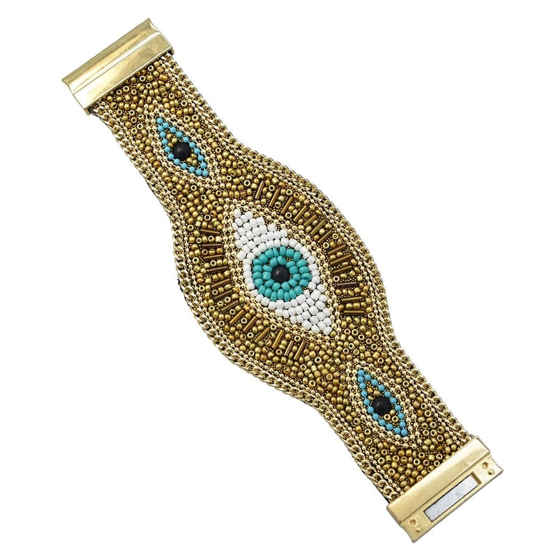 Evil Eye Beaded Bracelet