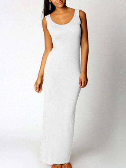 Sleeveless Bodycon Maxi Dress