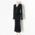 Ruffle Slim Knitted Dress ’s V Neck Long Sleeve Mermaid Long Dresses Elastic Button Patchwork Party Dress