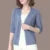 Summer Oversized Knit Cardigan Jackets Half Sleeve Lace Knitwears Coats Korean Hollow Out Sunscreen Tops