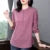 Woman Spring Autumn Style Blouses Shirts Lady Long Sleeve Stand Collar Blusas Tops Df4850