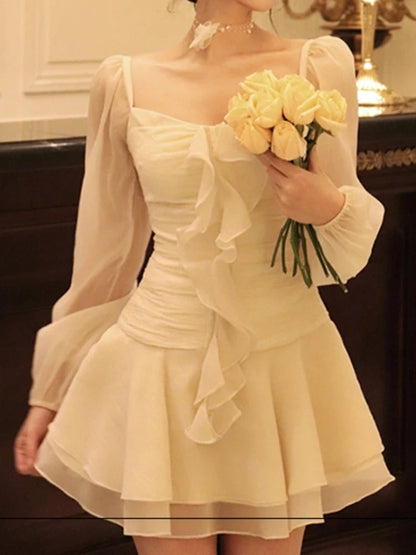 New Aline Mini Dress Party Birthday Evening Vestidos Female One Pieces Robe