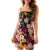 Y2k Mini Dress 3d Flower Embroidery Spaghetti Strap Sleeveless Bodycon Dress Cocktail Party Dresses Clubwear