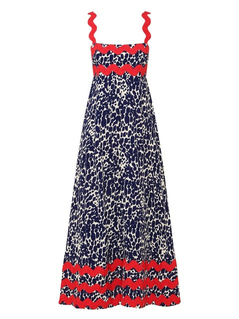 Summer Printed A-line Long Dress Backless Holiday Beach Spaghetti Strap Dresses for Maxi Vestidos Para Mujer