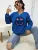 Leopard Print Smile Face Love Printed Sweatshirt Autumn Soft Hoody Fleece Warm Hoodies Street All-match Female Pullover