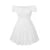 Swiss Dot Dress Summer Clothes Off Shoulder Short Sleeve High Waist Mini Dress Dresses Clubwear