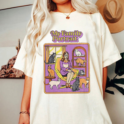 Satan Demon T-shirt Horror Devil Retro T-shirt