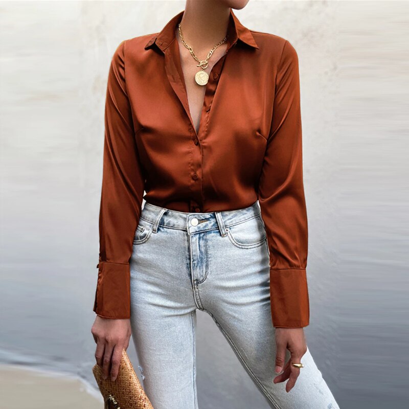 Office Satin Blouse