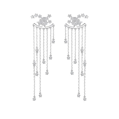 Sterling Silver Constellation & Shooting Stars Earrings
