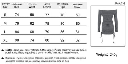 New Dresses Autumn Long Sleeves Laceup Slim Mini Dress Backless Lady Knitted Dress