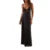 Long Dress Color V Neck Tie Up Spaghetti Strap Sleeveless Backless Dresses Evening Party Dresses