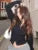 Autumn Knitwear Cardigan Top ’s Ribbed Patchwork Slim Cropped Inner Top ’s Knit Cardigan Outwear