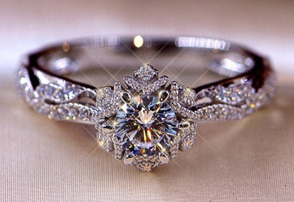 Shining Snowflake Ring