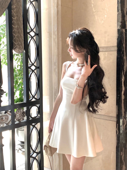 Summer Evening Party Midi Dresses Sleeveless Y2k Mini Birthday Dress Korean Aline Vestidos